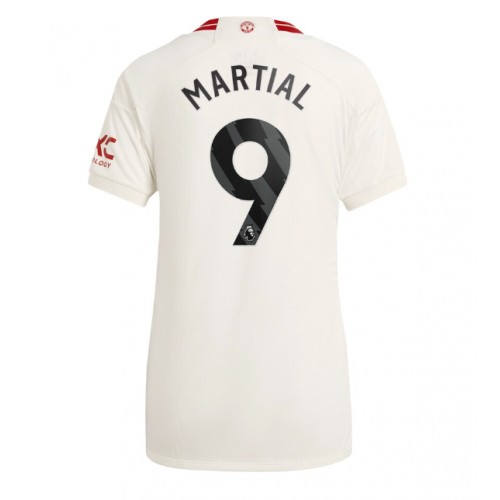 Fotballdrakt Dame Manchester United Anthony Martial #9 Tredjedrakt 2023-24 Kortermet